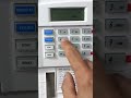 How to change the hostage code on a Honeywell security system