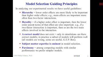 34 Under/Over Fitting, Effect Sparsity