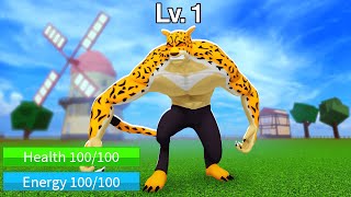 Maxing The Leopard Fruit In First Sea As A Noob (Blox Fruits)