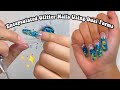 How To: Glitter Ombre Using Dual Forms | Polygel Nail Tutorial