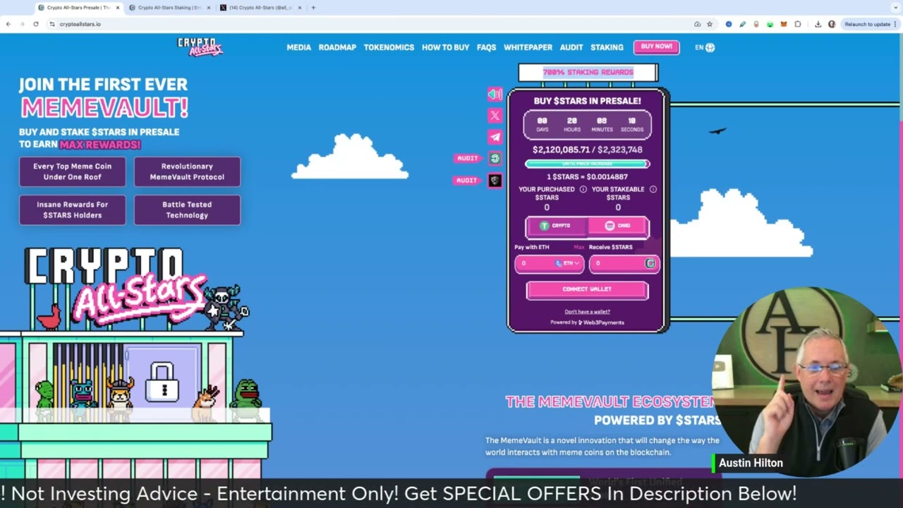 MY FAVORITE MEME COIN PRESALE IS ABOUT TO END! GET IN NOW!