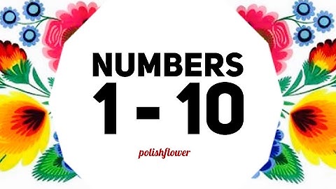 Liczby 1- 10 - Learn Polish