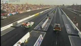 Wrong turn for John Force Phoenix Qualifying Dragracing 2009