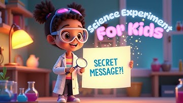 The Secret of Invisible Ink! Easy DIY Science for Kids | The Magic of Science Experiments Part 2