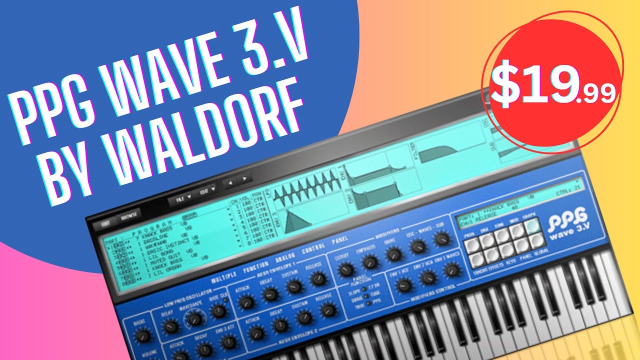PPG Wave 3.V by Waldorf 89 Off Only 19.99 👍 YouTube