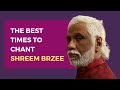 Dr pillai teaches the best times to chant shreem brzee