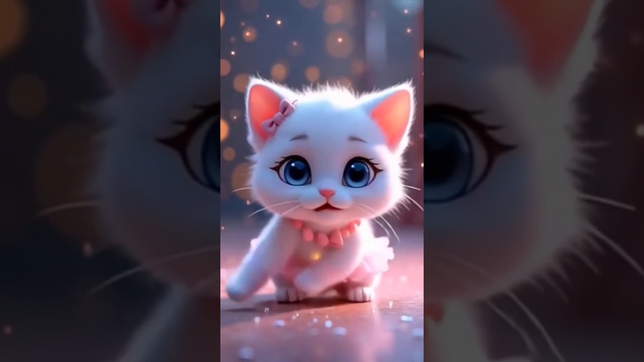 cute kitten dance video to 'dinka chika'😻💖|Animal dance challenge! 