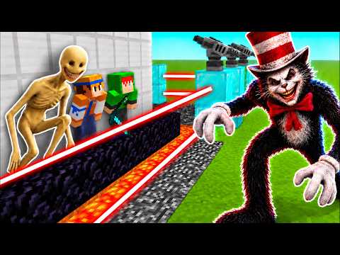 I MADE A TRAP WITH VERITY TO CATCH THE TOP HAT CAT IN MINECRAFT!!