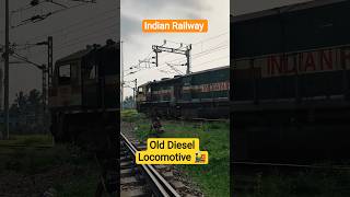 Old Diesel Locomotive Engine 🚂 #IndianRailway #TrainLovers #Railfans #Locomotive #Shorts