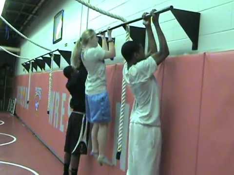 me and my two friends doing some pull ups