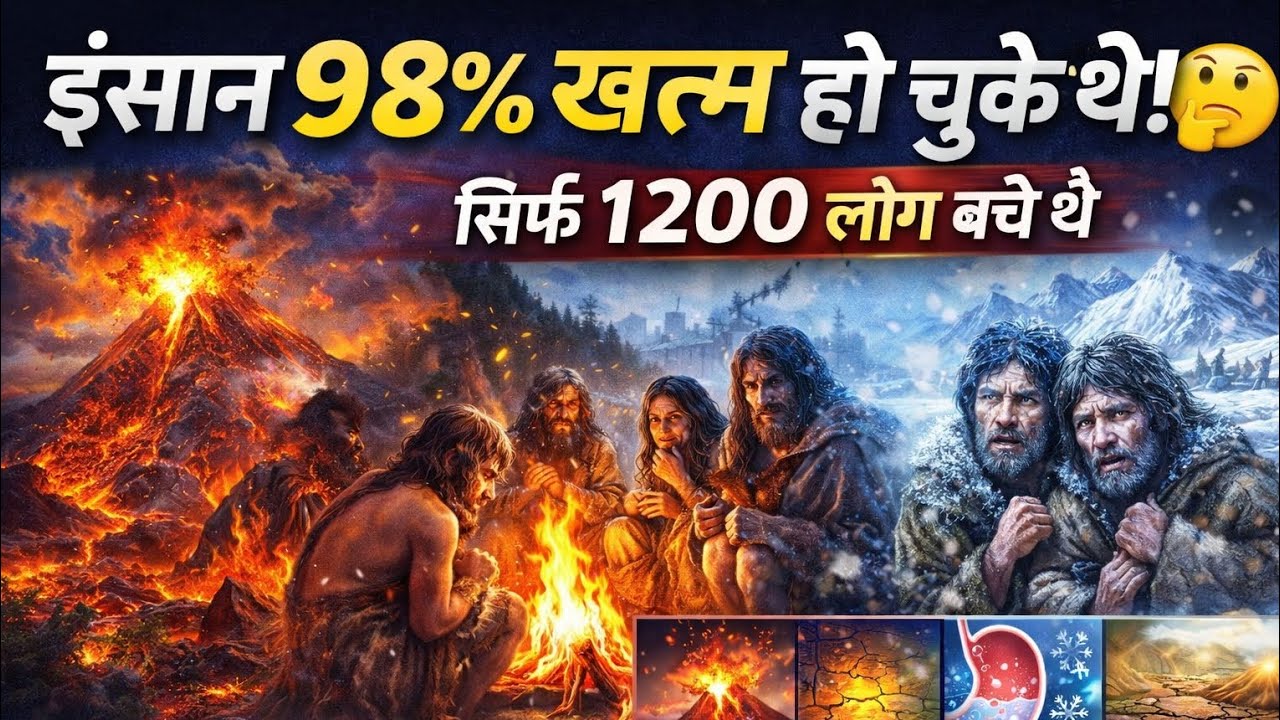 “इंसान 98% खत्म हो चुके थे! 😱 सिर्फ 1200 लोग बचे थे |