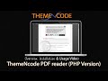 Themencode pdf reader php version overview installation and usage