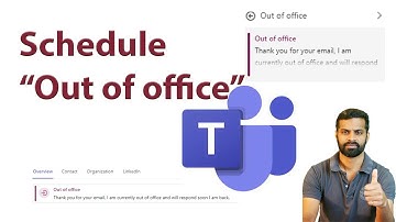 Schedule Out of Office from Microsoft Teams | Set in quick steps