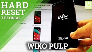 Hard Reset WIKO Pulp - REMOVE PATTERN IN WIKO