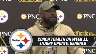 Tomlin: "JuJu, Diontae, Ola in concussion protocol, Snell may return this week" screenshot 2