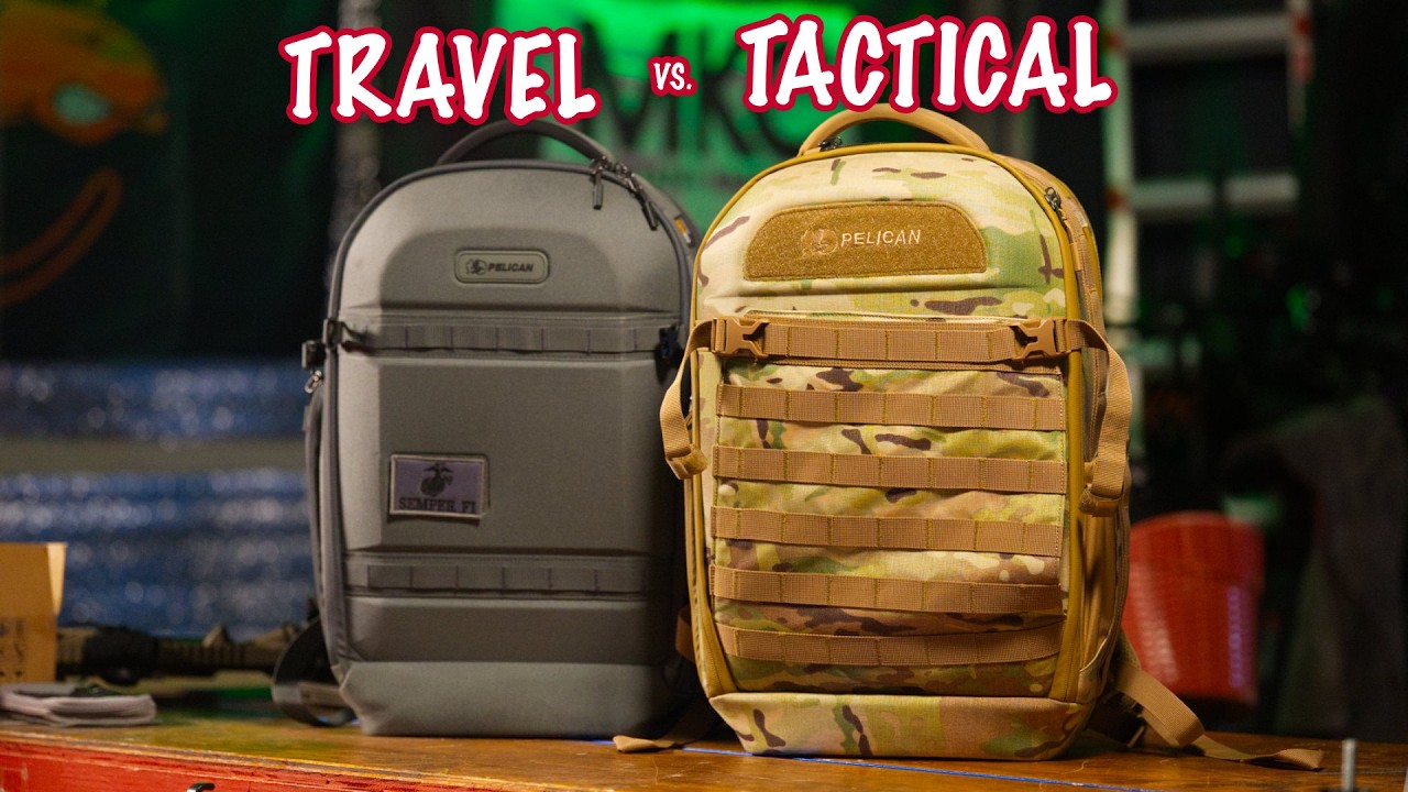Сравнение рюкзаков Pelican Aegis: дорожные и тактические.