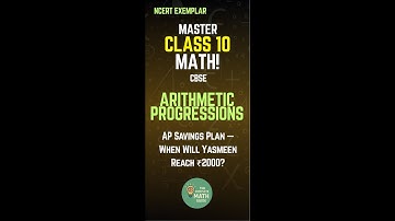 CBSE - CLASS 10 #arithmeticprogressionclass10th #englishmedium #ncertexemplarsolutions