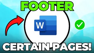 How to Add a Footer to Only Certain Pages in Word