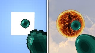 What's inside realistic sun and moon in Minecraft?