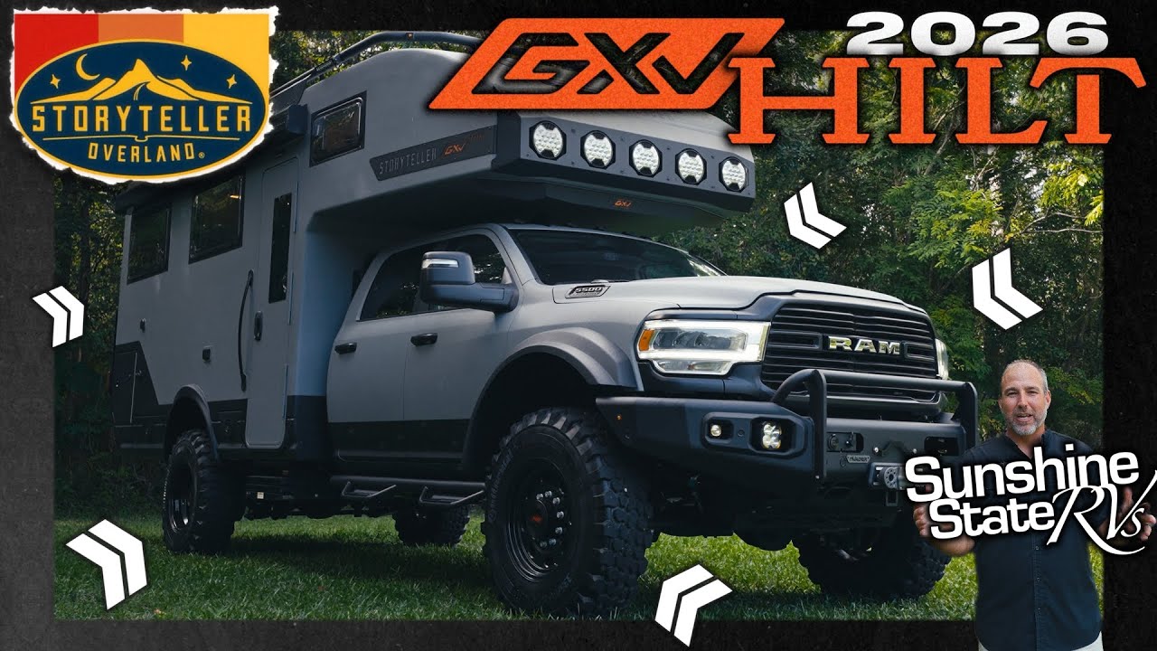 Storyteller Overland GXV HILT 4x4 2026 года — ПЕРВЫЙ ВЗГЛЯД на лучший экспедиционный грузовик! 👀 🔥