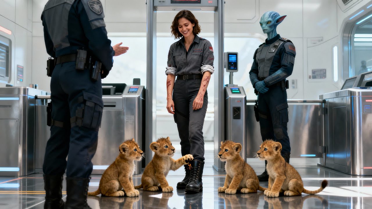 Security Asked Why the Human Was Covered in Scratches — The Cubs Said, ‘We Were Playing | Sci-Fi