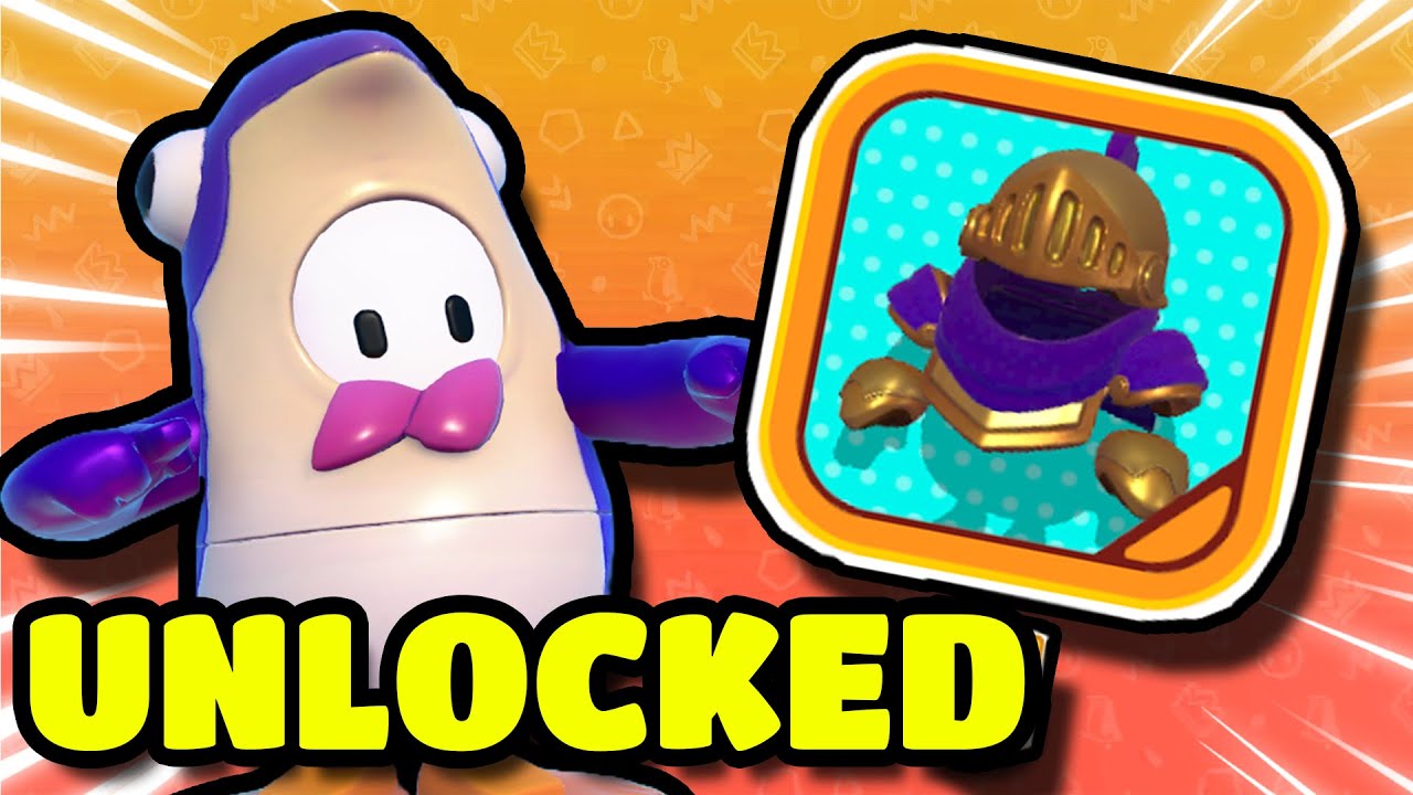I UNLOCKED THE GOLDEN KNIGHT IN FALL GUYS!!!