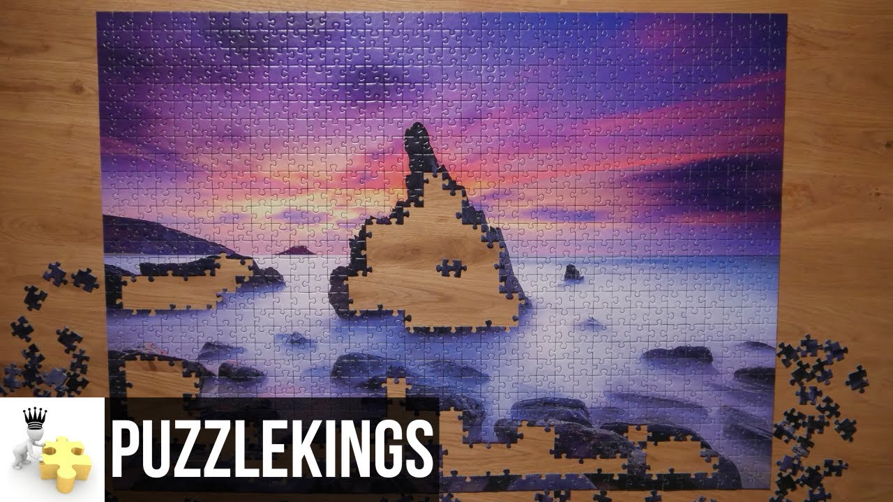Rocky Coast Puzzle - Time Lapse | Puzzle Kings - YouTube