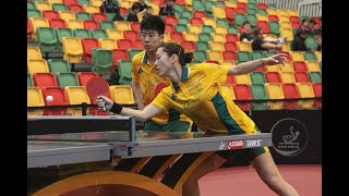 Ittf - Oceania Olympic Mixed Doubles Qualification: Nicholas Lum And Minhyung Jee