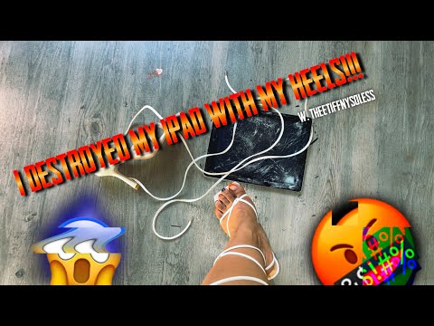 Spoiled Brat Crushes iPad in Heels || ASMR w/  TheeTiffnySoless