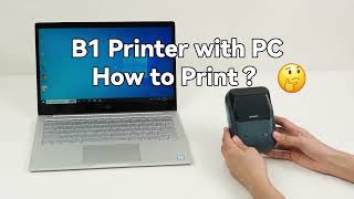 Tutorial for Connecting B1/B21/B3S Label Maker to PC Device screenshot 1