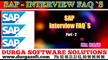 SAP HANA Admin||SAP Interview Faq`s Part - 2 by Raju