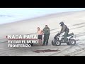 Video: Hombre cruza nadando cerco metálico que divide a México de EUA en Tijuana