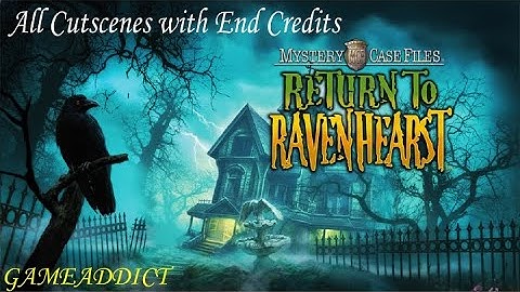 MYSTERY CASE FILES RETURN TO RAVENHEARST (No Hints Used) : All Cutscenes with End Credits