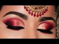 AFFORDABLE/DRUGSTORE INDIAN BRIDAL EYE MAKEUP TUTORIAL