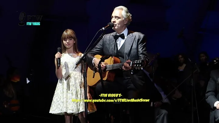 Andrea Bocelli W/Daughter Virginia (LIVE HD) / Hal...