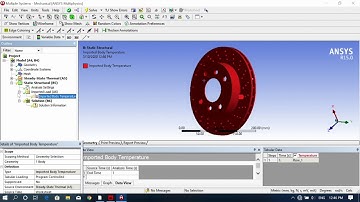 Thermal-Structural coupled Analysis of Disc Brake and Fatigue Life & FOS calculations in ANSYS