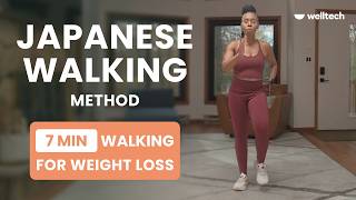 Japanese Walking Workout | 7 Min Walking Exercise For Weight Loss & Heart Health | Welltech