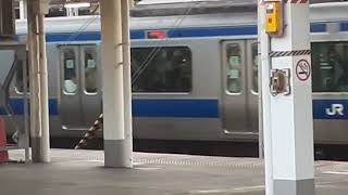 E531系0番台カツK457編成×カツK409編成上野駅発車