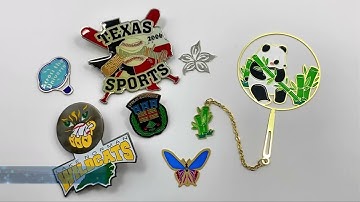 Photo Etched Enamel Pins | Custom Lapel Pin Maker