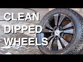 Cleaning Dipped Wheels with 4 Different Products