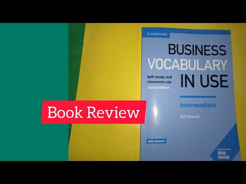 Business Vocabulary In Use Intermediate || Book Review