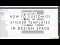 How to Customize Sticker Templates in Cricut Design Space // DIY Printable Planner Stickers Cricut