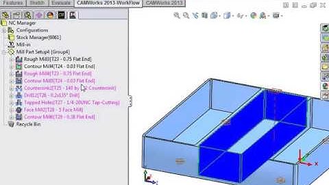 02 CAMWorks 2 5 Axis Milling   10 Generating Toolpaths