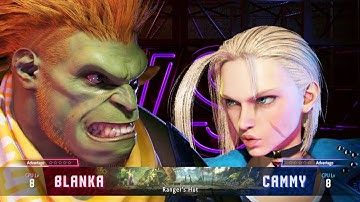 SEASON 2 Blanka vs Cammy (CPU8 vs CPU8) series 1