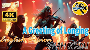 A Greeting of Longing – 4K TIPE-X  "SALAM RINDU" English Version 🎤 (Epic Rock Energy)