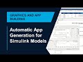 Automatically Generate a MATLAB App for a Simulink Model