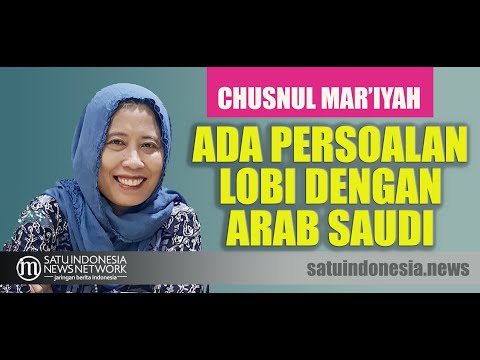 CHUSNUL MAR'IYAH: HAJI BATAL, ADA PERSOALAN LOBI DENGAN ARAB SAUDI