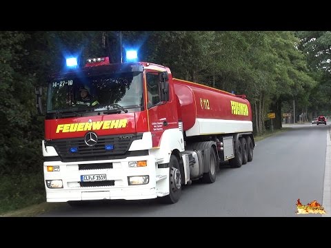 Video: Wie viel Liter Treibstoff fasst ein Feuerwehrauto?