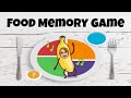 Food memory game