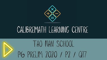 Understanding PSLE Math EP10 | Tao Nan School  P6 Prelim 2020 P2 Q17 | Overlapping figures